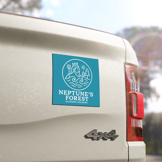 Neptune’s Forest Car Magnet 1